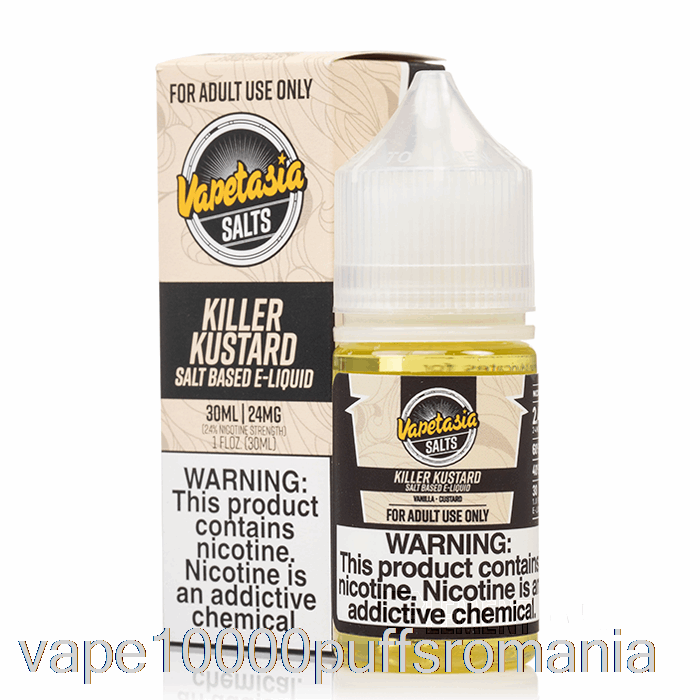 Vape Romania Killer Kustard - Saruri Vapetasia - 30ml 12mg